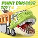 spring flower SpringFlower 11 in 1 Dinosaur Toys Dinosaur Toys for Kids 35 Dinosaur Truck with 10 Pull Back Cars Toddler Boy Toys Age 3 4 5 Boy Birthday Gifts with Sounds Lights Spray - Image 4
