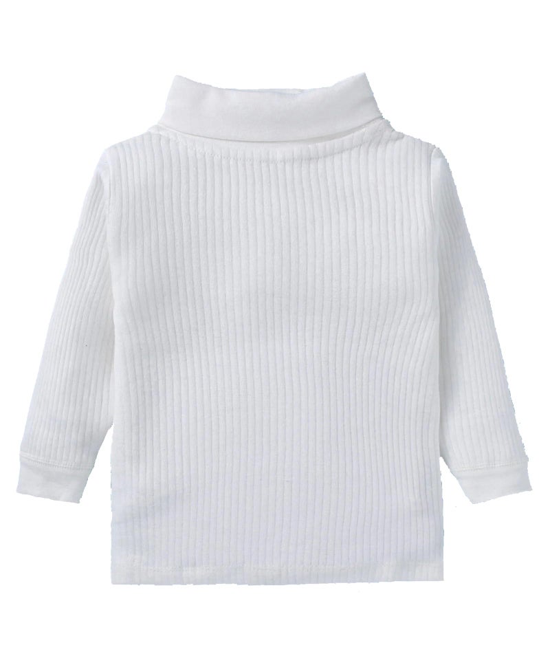 U Care UCARE Kids Boys & Girl's Full Sleeves High Neck Thermal Top | Thermal Vest for Girls & Boys (in, Age, 9 Years, 10 Years, Regular, Off-White) - Image 5