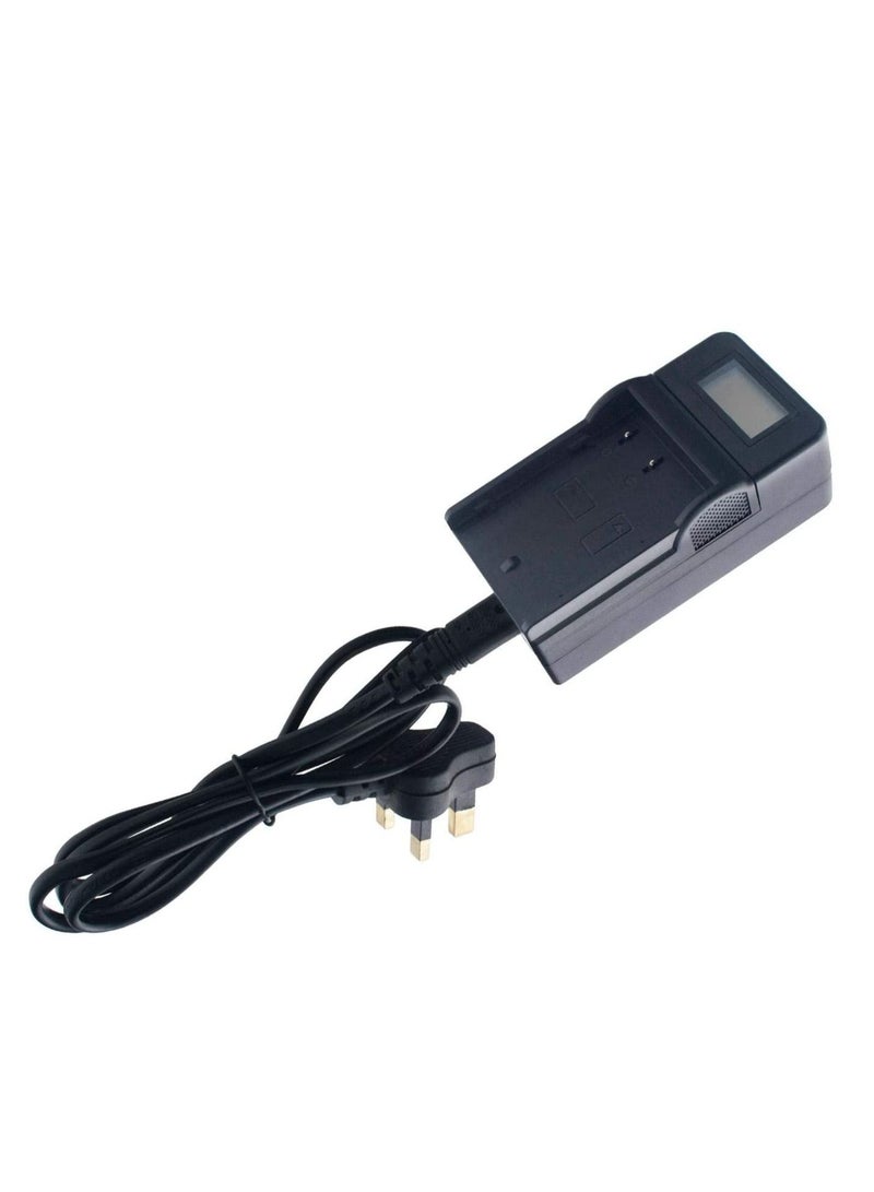 DMK Power شاحن بطارية DMK Power NP-FW50 TC1000 LCD متوافق مع كاميرات SONY NEX-3N NEX-5T NEX-6 A3000 A5000 A6000 A7 وغيرها - Image 3