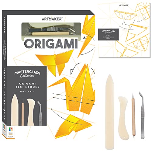 Hinkler Art Maker Masterclass Collection Origami Techniques Kit Beginner to Advanced Origami Japanese Art Origami Guide Craft Kits Arts and Craft for Adults - Image 1