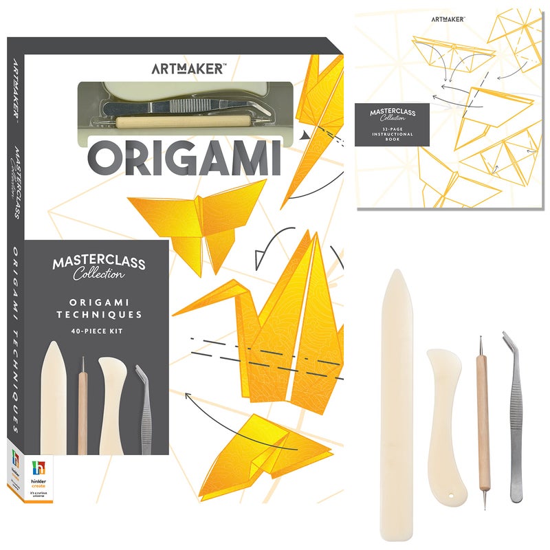 Hinkler Art Maker Masterclass Collection Origami Techniques Kit Beginner to Advanced Origami Japanese Art Origami Guide Craft Kits Arts and Craft for Adults - Image 2