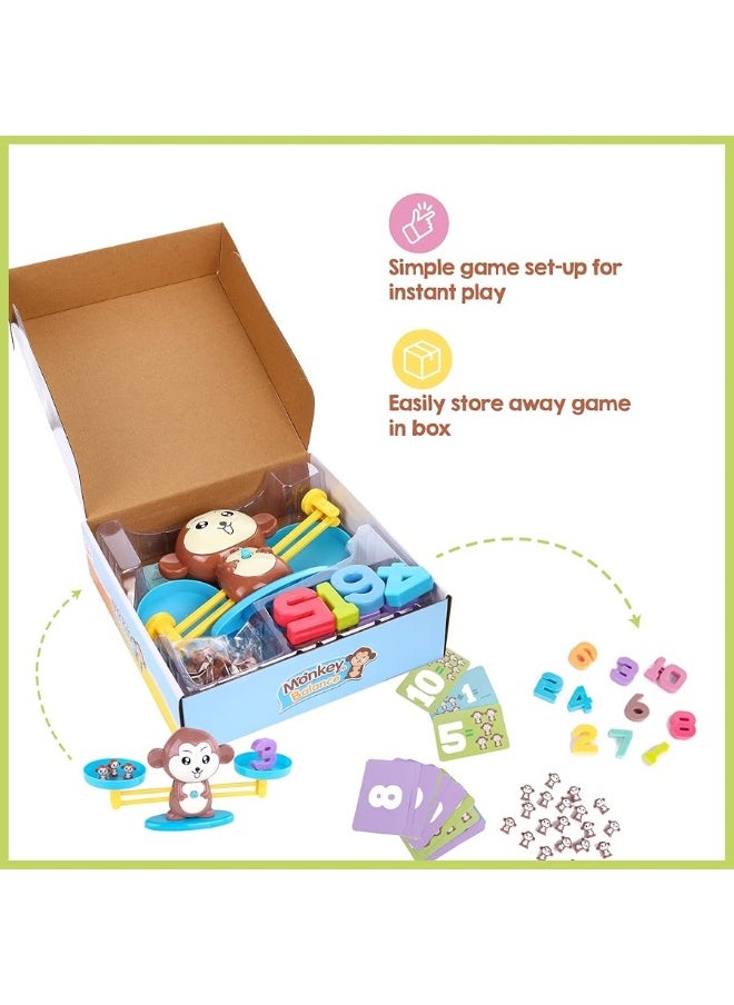 CoolToys CoolToys Monkey Balance Cool Math Game for Girls & Boys | Fun, Educational Children's Gift & Kids Toy STEM Learning Ages 3+ (64-Piece Set)  - Image 4