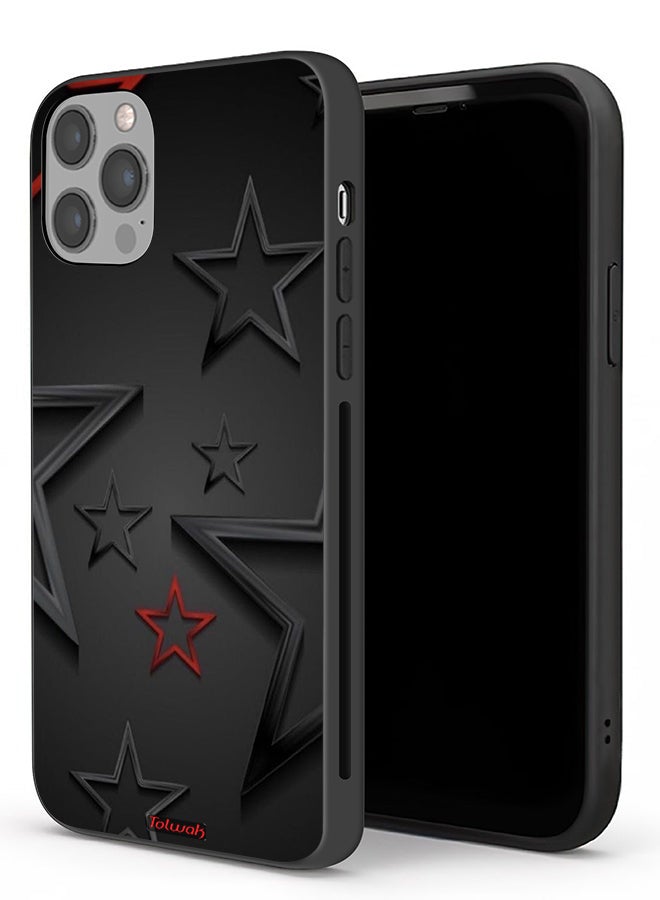 Tolwak Apple iPhone 12 Pro Max Protective Case Stars Pattern - Image 1