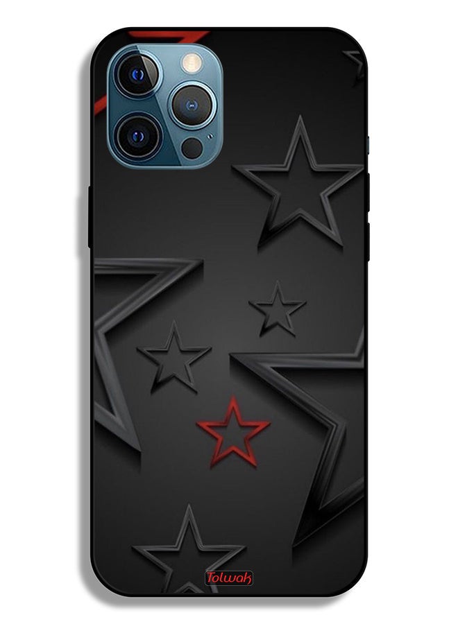 Tolwak Apple iPhone 12 Pro Max Protective Case Stars Pattern - Image 2