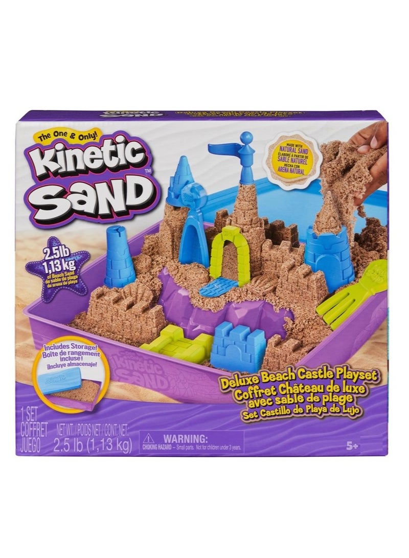 Kinetic Sand مجموعة اللعب قلعة رمل كينيتك ديلوكس - Image 1