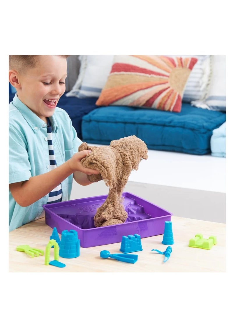 Kinetic Sand مجموعة اللعب قلعة رمل كينيتك ديلوكس - Image 4