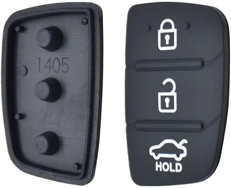 QASULER Replacement Rubber Car Key Fob Shell - Image 2