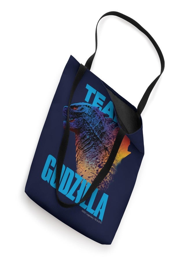 Monsterverse Godzilla vs Kong Neon Tote Bag - White, 16" x 16", Unisex-Adult, 13+ - Image 2