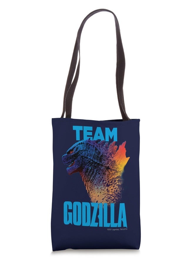 Monsterverse Godzilla vs Kong Neon Tote Bag - White, 16" x 16", Unisex-Adult, 13+ - Image 1