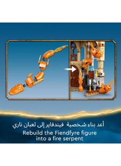 LEGO LEGO 76413 Harry Potter Hogwarts™: Room of Requirement, Castle Toy with Transforming Fire Serpent Figure, Deathly Hallows Modular Building Set  - Image 5