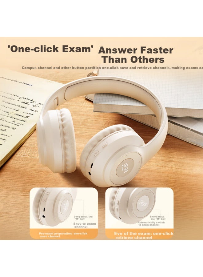 KOVOL Kovol 【self-operated Quality|teaching And Examination Special】cet-4/6 Listening Earphones With Fm Frequency Modulation For Exam Specialized English Bluetooth 46-level Headset-style Doctoral Research R  - Image 4
