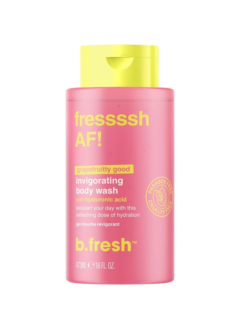 b.fresh - b.fresh Grapefruit Body Wash | So Fressssh- Body Wash w/Hyaluronic Acid, Cruelty Free, Paraben Free, Skin Loving Ingredients, 16 Fl Oz - Image 1