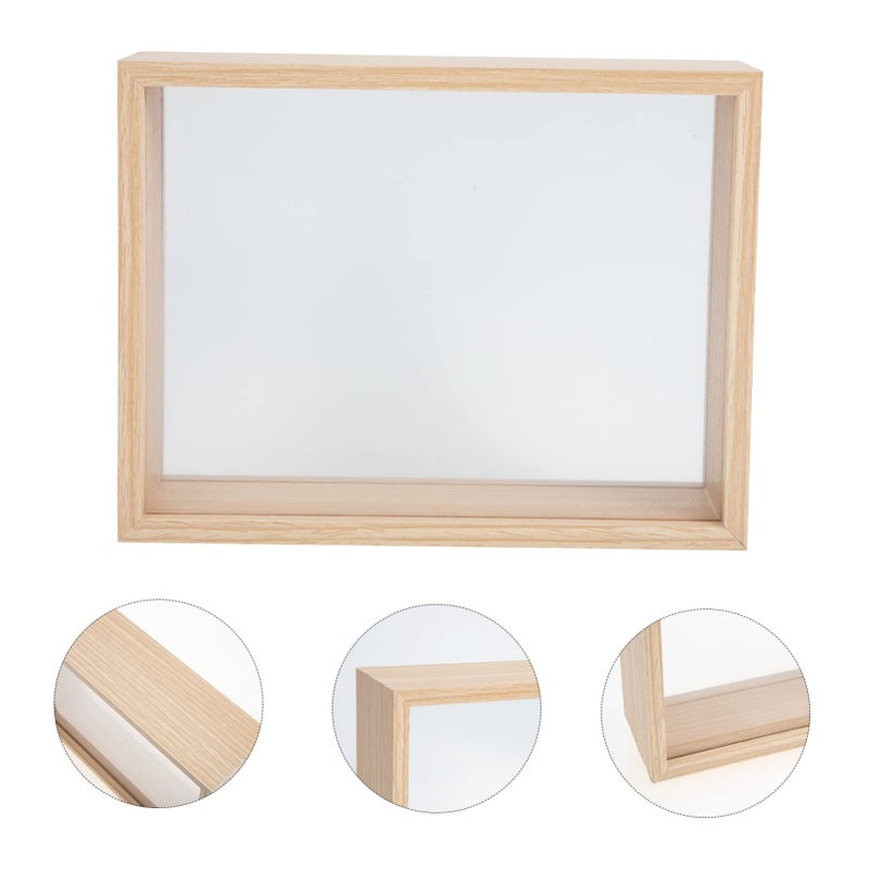 Dried Flower Specimen Frame Wooden Shadow Box Display For Home Decor - Image 5