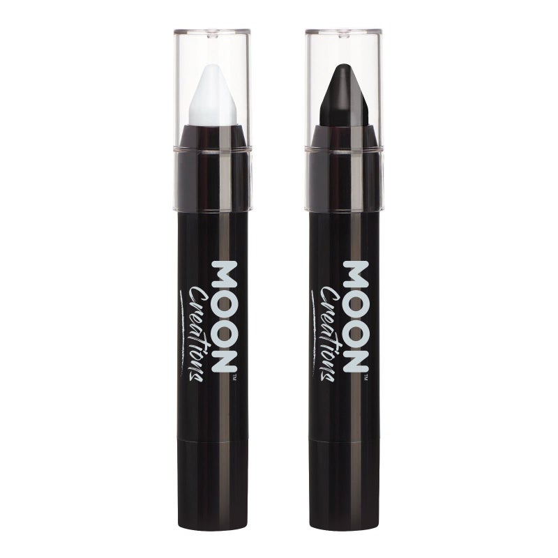 Moon Creations Face Paint Stick / Body Crayon Monochrome Set makeup for the Face & Body by Moon Creations - 0.12oz - Image 1