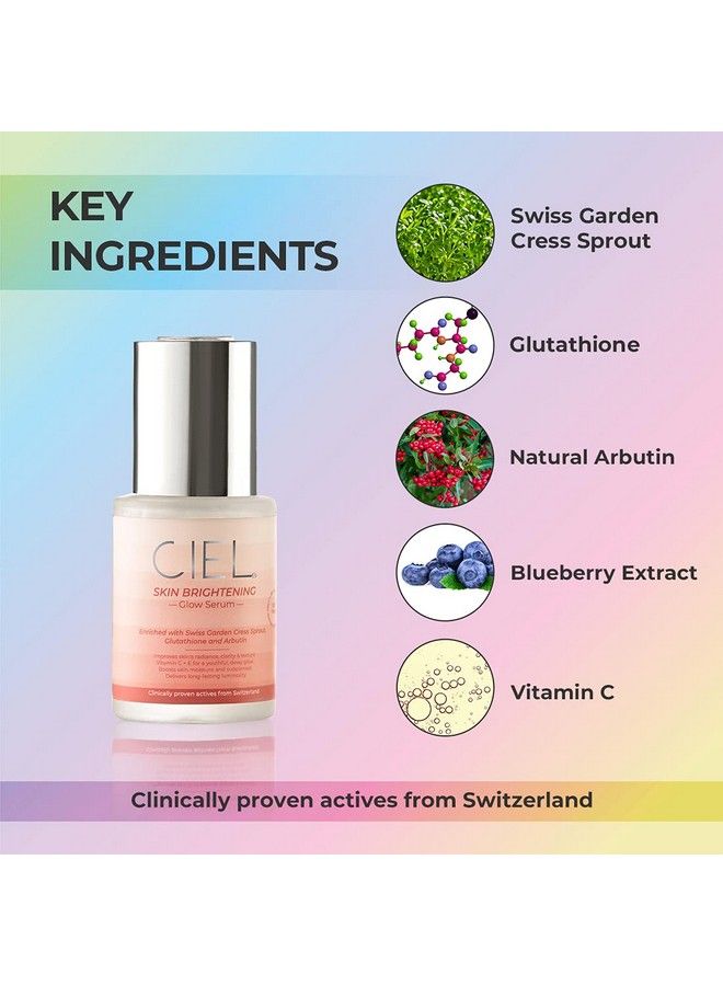 CIEL Skin Brightening Glow Serum With Vitamin C & E; For Clear Luminous Skin (Glow Serum) - Image 4