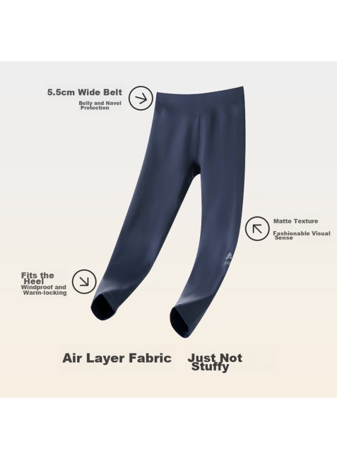Long time companion Jiushi Ban Children's Autumn Pants, Girls' Autumn And Winter 5a Antibacterial Thin Warm Pants, For Older Children, Tummy Protection, High Elasticity Base Layer Pants, 417024  - Image 4