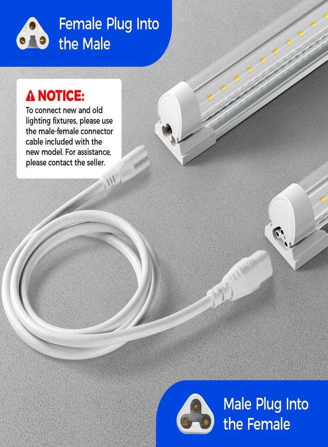 Barrina GM72, Only for Barrina's Products with GM Series Cords, T5 T8 Male and Female Extension Cable, 6FT, UL Certified, Not Suitable to Barrina T5 Series Grow Lights, 4 Packs - Image 5