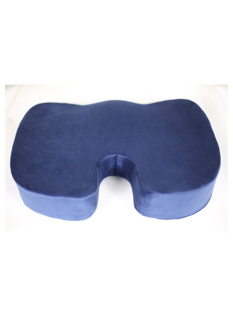 Max Comfort Fistulas and Lower Back Pain Medical Seat Cushion Disk and Cartilage Glide Medical Seat Cushion, USA High Quality Foam, Blue  - Image 1