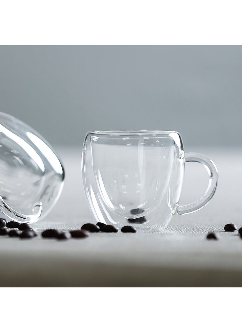 DANUBE HOME Minetta 2-Piece Double Wall Mug 70ML  - Image 3