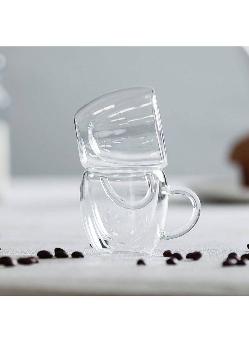 DANUBE HOME Minetta 2-Piece Double Wall Mug 70ML  - Image 2