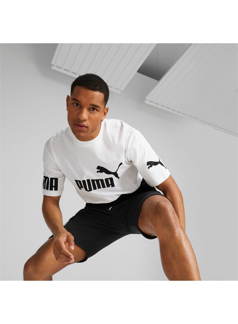 بوما تيشيرت للرجال PUMA POWER Colourblock - Image 1