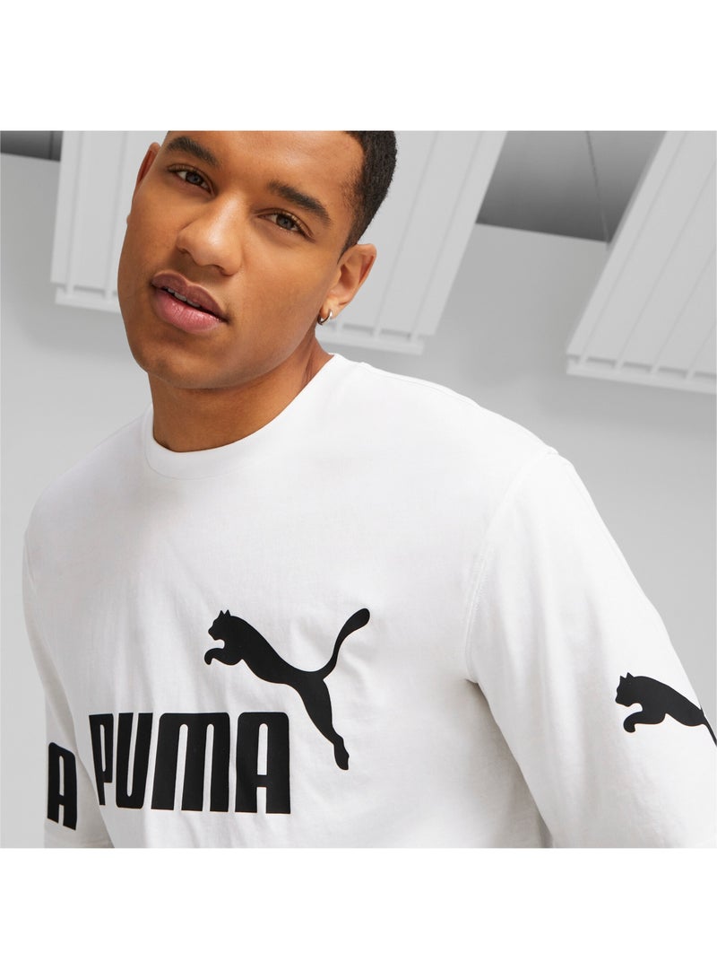 بوما تيشيرت للرجال PUMA POWER Colourblock - Image 5