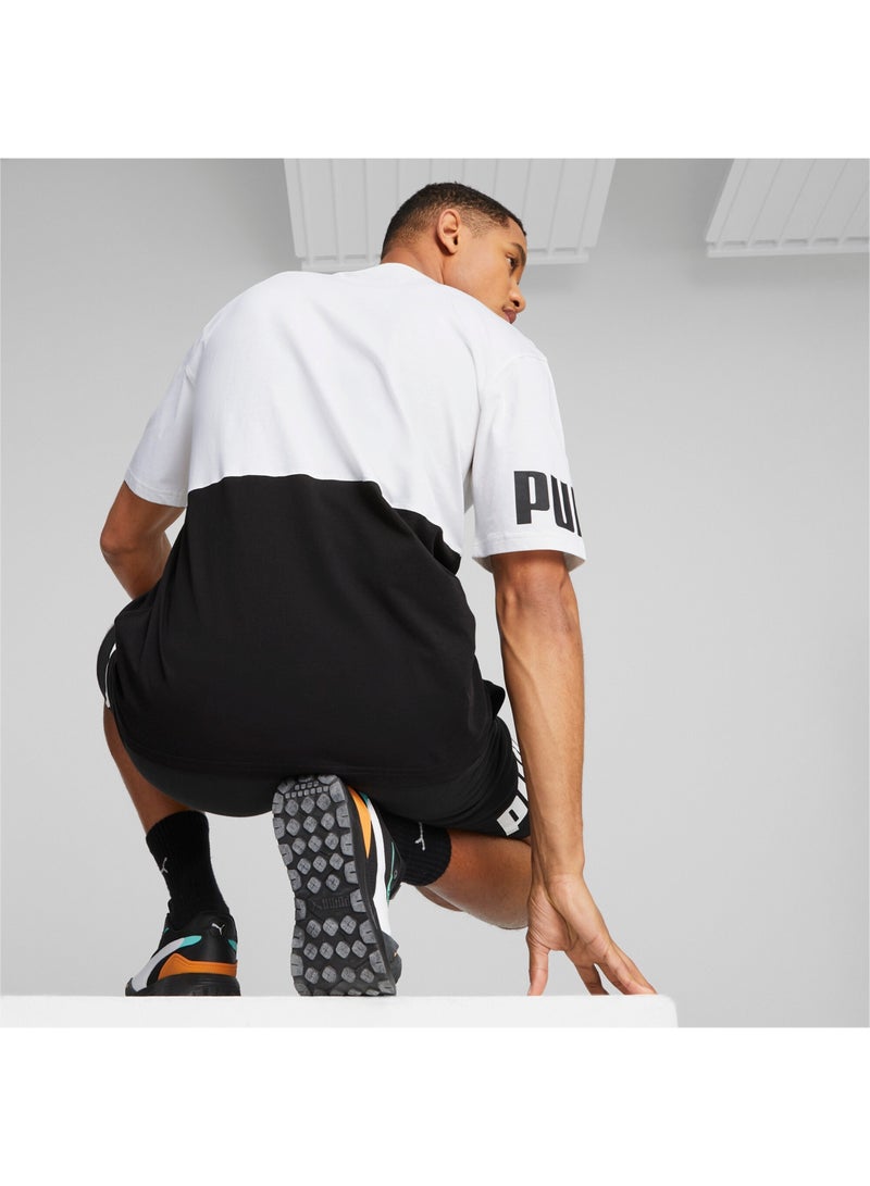 بوما تيشيرت للرجال PUMA POWER Colourblock - Image 4