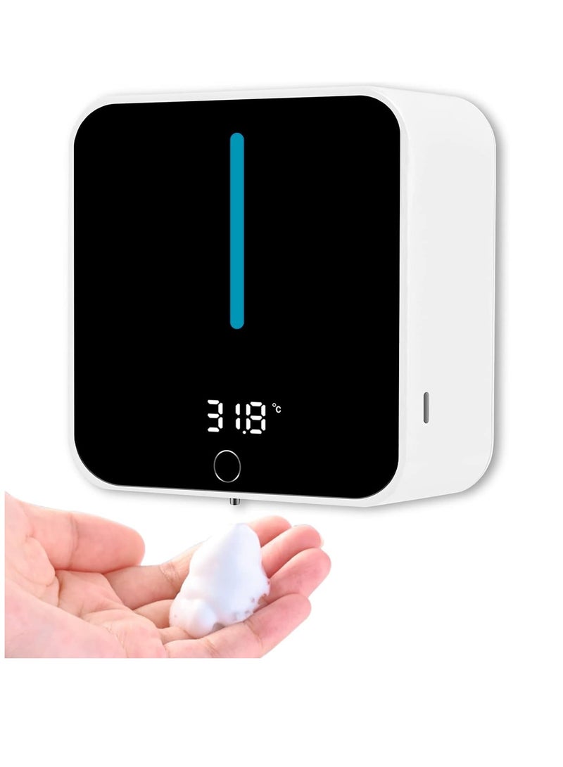 KASTWAVE Automatic Soap Dispenser Wall Mounted Hand Sanitizer Dispenser Contactless Motion Smart Sensor Refill 400ml Convenient Hygiene Suitable for Home Bathroom Kitchen Company School - Image 1