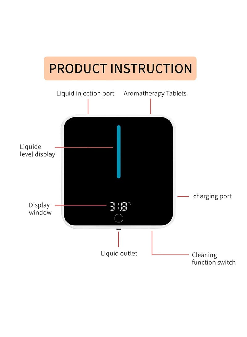 KASTWAVE Automatic Soap Dispenser Wall Mounted Hand Sanitizer Dispenser Contactless Motion Smart Sensor Refill 400ml Convenient Hygiene Suitable for Home Bathroom Kitchen Company School - Image 3