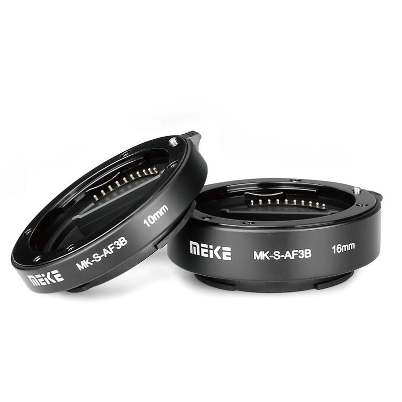 Meike MK-S-AF3B Auto Focus Extension Tube 10mm 16mm For Sony A7 A7M2 NEX 3 NEX 5 NEX 6 A6600 A5000 A6000 A6100 A6300 A6400 A6500 A9 - Image 3