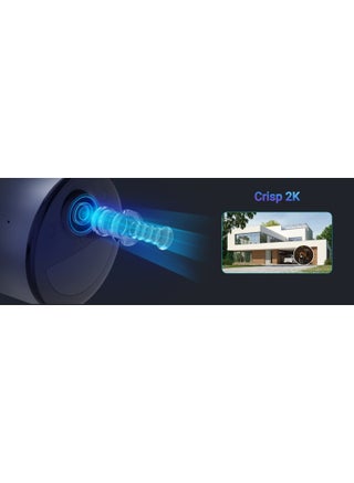 EB3 4G LTE Solar-Powered Security Camera Kit – 2K, Wireless, 360° Coverage, PIR Motion Alerts, 4G Smart Home Battery Camera Kit - view 5