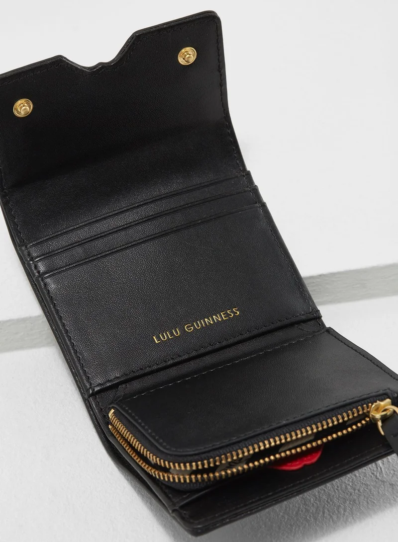 Lulu Guinness Pop Up Lip Saffie Purse