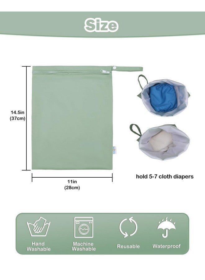 babygoal Wet Bag For Swimsuits, Waterproof Bag For Travel, Food Storage, Stroller, Daycare, Baby Diapers, Yoga, Beach, Pool, Wet Clothes Lau-Nkd53-B - Image 4