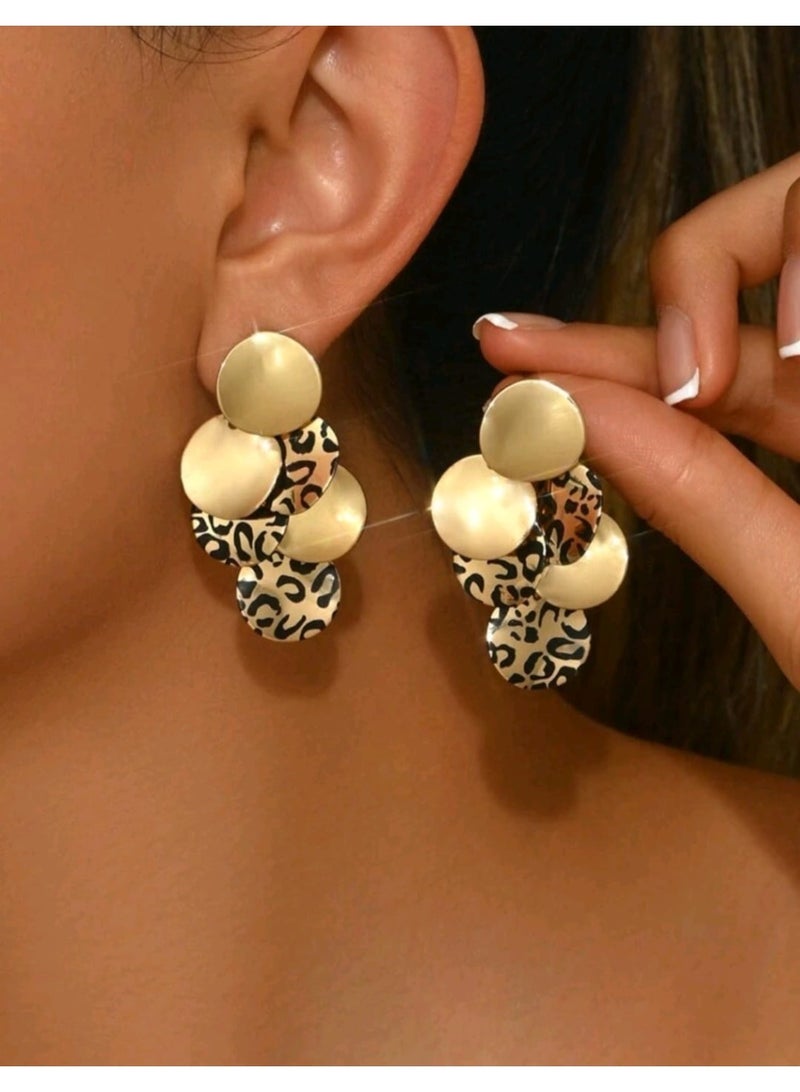 Shein 1 Pair Fashion Minimalist Geometric EARRING - Image 1