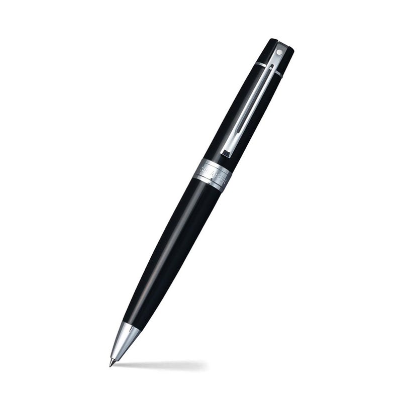 SHEAFFER Pen Sheaffer 300 E9312 Glossy Black With Chrome Plated Trims Bp - Image 1