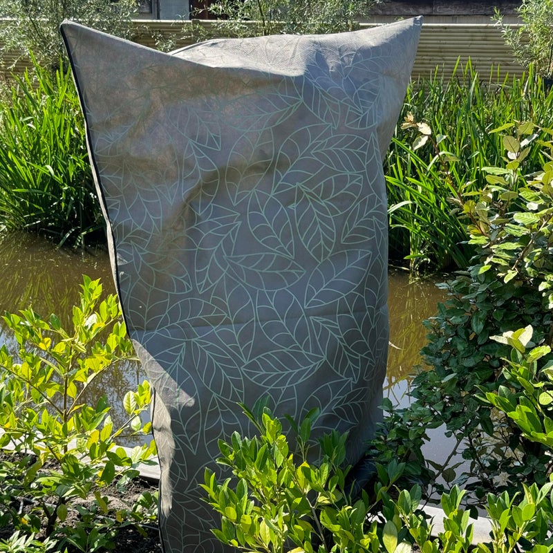 UB-STORE Plant Covers Freeze Protection 47"x71" in 2 Pack | Brown Winter Frost Blankets for Outdoor Plants | Reusable Garden Cover Bags with Zipper Drawstring | Cold Weather Shrub Protection Cloth - Image 1