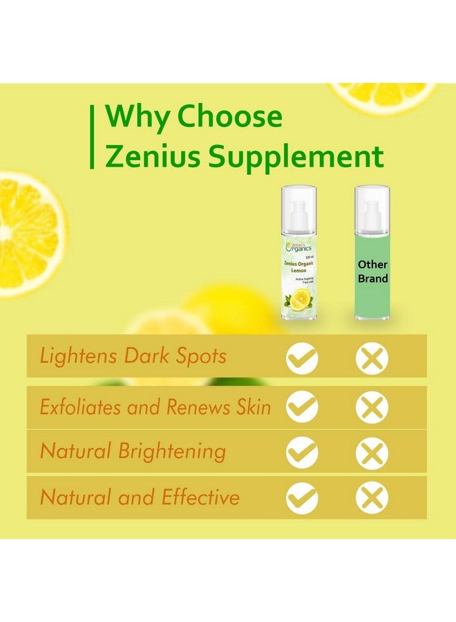 ZENIUS Lemon Face Wash (100ml) With Vitamin E For Naturally Glowing Skin | Removes Excess Oil & Dirt | Suitable For All Skin Types - Image 5