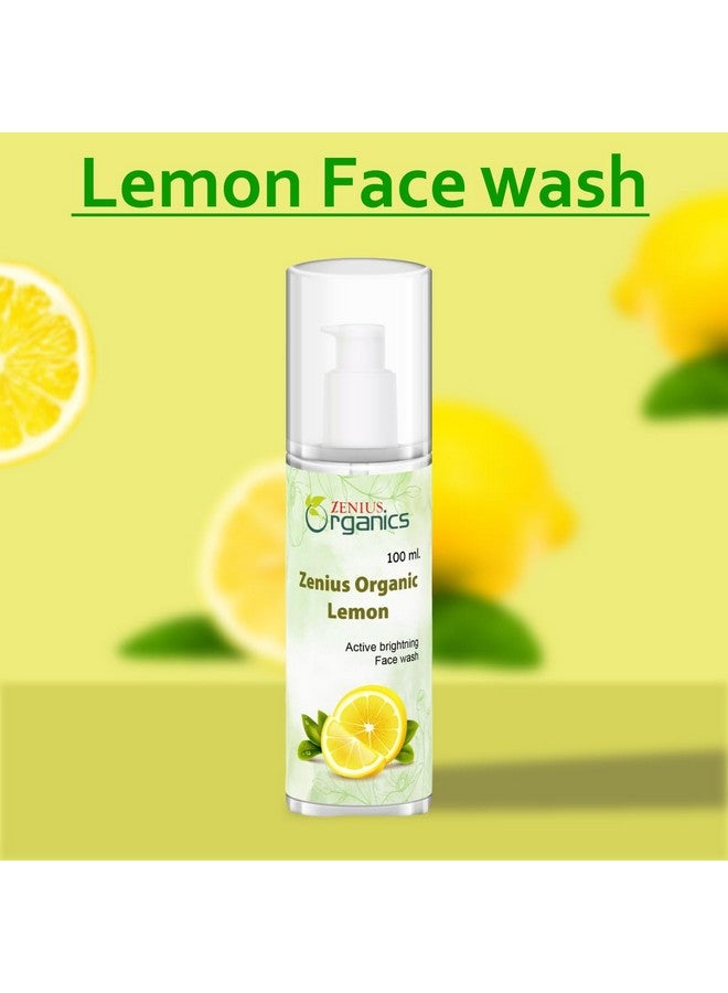 ZENIUS Lemon Face Wash (100ml) With Vitamin E For Naturally Glowing Skin | Removes Excess Oil & Dirt | Suitable For All Skin Types - Image 2