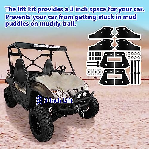 WEST ORGIN 3' Front and Rear UTV Lift Kit Compatible with Polaris Ranger 570/570 XP/900/900 CREW/1000/1000 CREW/1000 Diesel UTV Full Lift Kit - Image 2