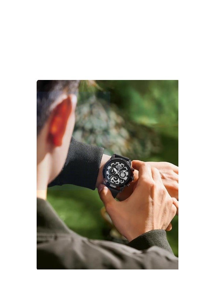 Dickies Men's Multifunctional Contrasting Color Student Sports Watch - Image 4