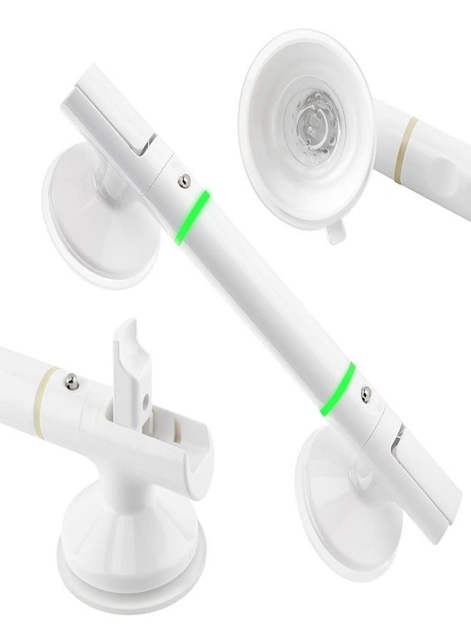 WeiLingBo Grab Bars for Bathtubs,Heavy Duty Suction Grab Bars Handle for Elderly, Shower Handle for Seniors Bathroom Saf ety Grip,No Drilling Removable(White,Size:35cm) - Image 1