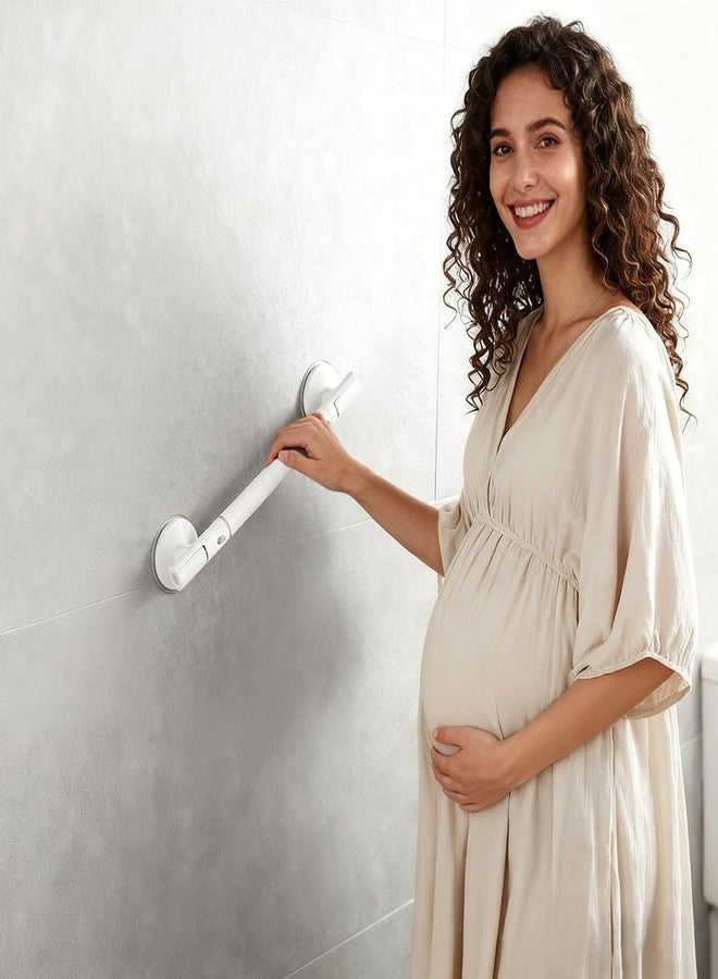 WeiLingBo Grab Bars for Bathtubs,Heavy Duty Suction Grab Bars Handle for Elderly, Shower Handle for Seniors Bathroom Saf ety Grip,No Drilling Removable(White,Size:35cm) - Image 4