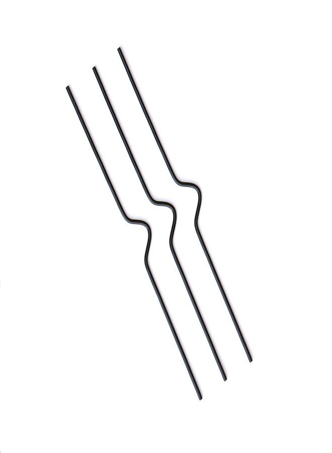 TruBind 6 inch Wire Calendar Hangers | Black | Ideal for Calendars 6 to 9 inches | 100 Pack - Image 1