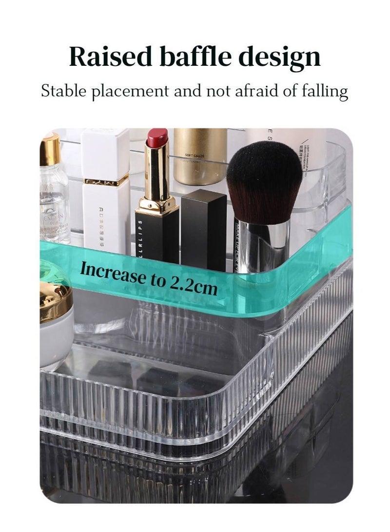 Perfume Organizer, 3-Tier Clear Acrylic Perfume and Cosmetic Display Stand, Vanity Organizer for Perfume Bottles, Skincare and Makeup - Image 3
