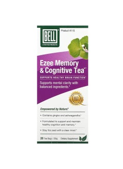 Bell Lifestyle Bell Lifestyle, Ezee Memory & Cognitive Tea, 20 Tea Bags (30 g)  - Image 1