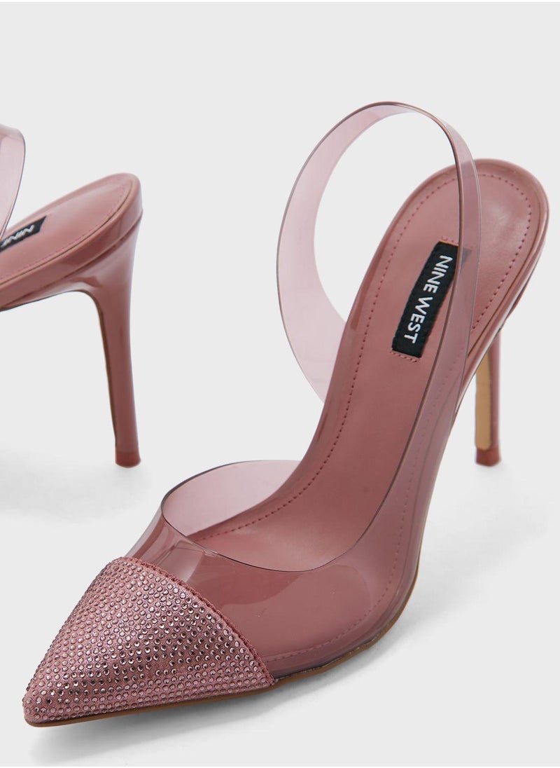 NINE WEST - Pointed Toe High Heel Pumps - Image 1
