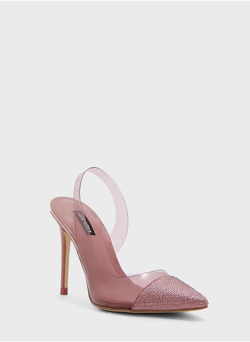NINE WEST - Pointed Toe High Heel Pumps - Image 1