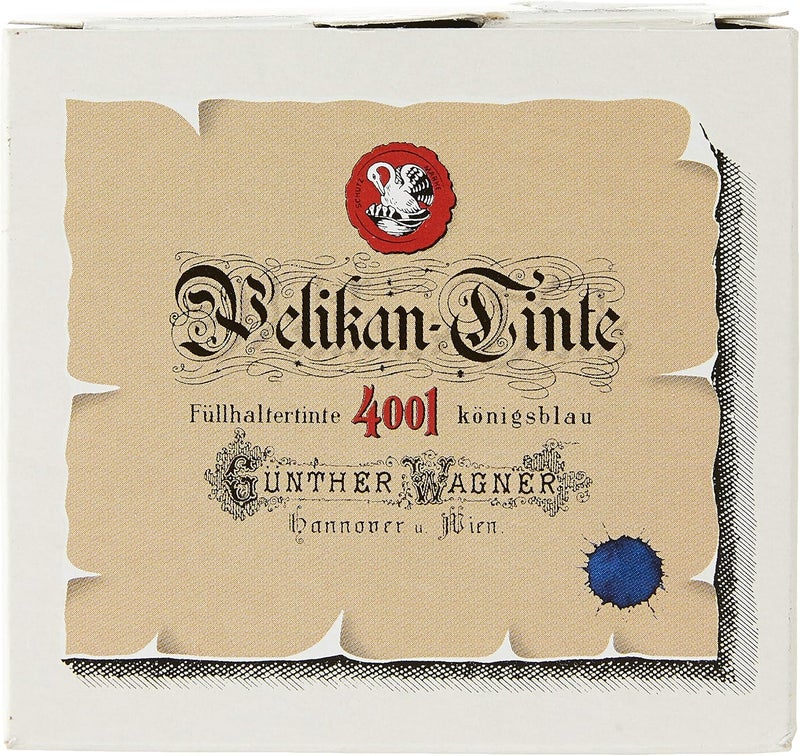 Pelikan 4001 Historical Bottled Ink For Fountain Pens, Royal Blue, 62.5Ml, 1 Each (340299) - Image 1