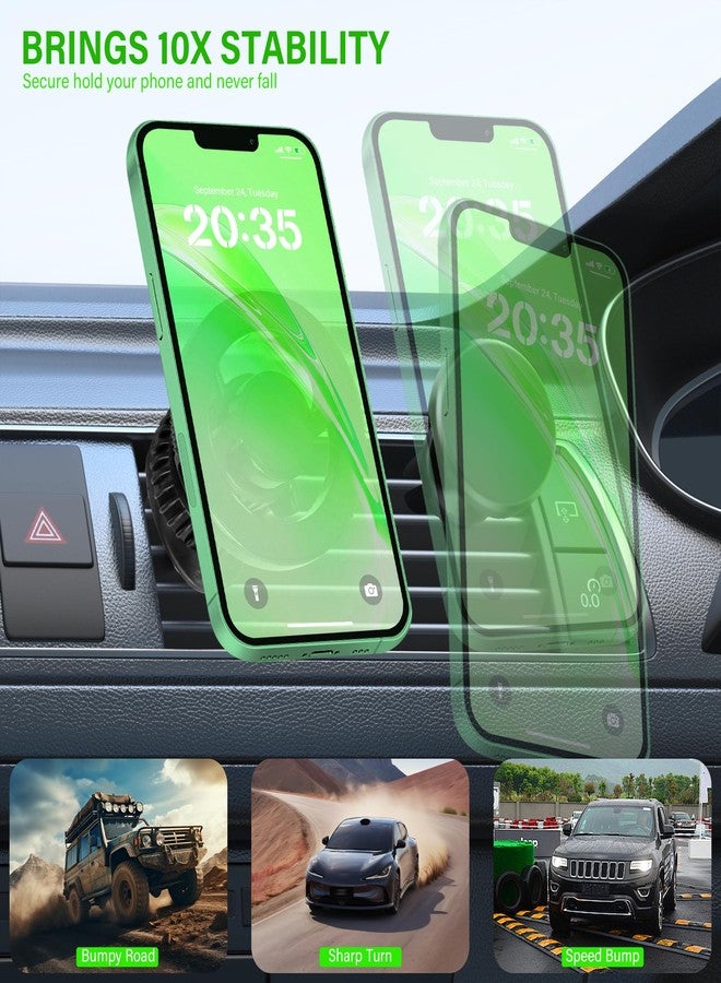 Vynora Car Mount, 2025 Magnetic Phone Holder for Car, 360° Adjustable, N52 Strong Magnets, Air Vent Magnetic Phone Holder, Car Magnet Phone Mount for iPhone 16 15 14 13 Pro Max - Image 5