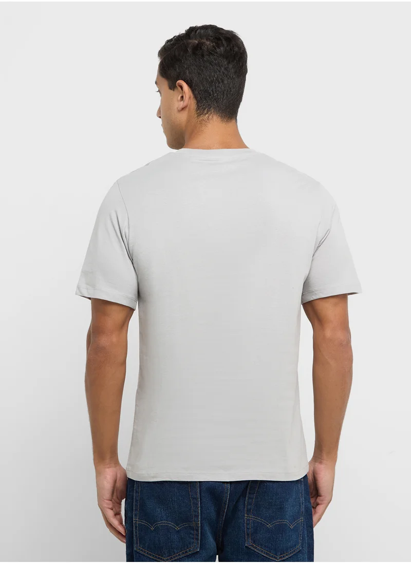 JACK & JONES Logo Crew Neck T-Shirt